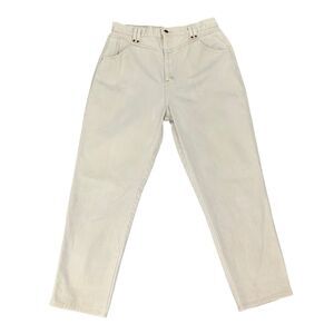 Vintage Ozark Mountain Mom Jeans Womens 17/18 Beige Bacca Sportswear Made USA